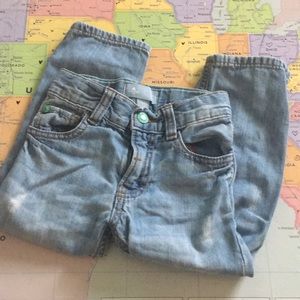 Gap Distressed jeans size 18-24 month straight fit